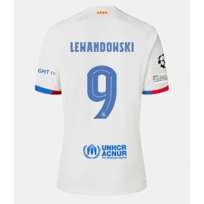 Barcelona Robert Lewandowski #9 Gostujuci Dres 2023-24 Kratak Rukavima